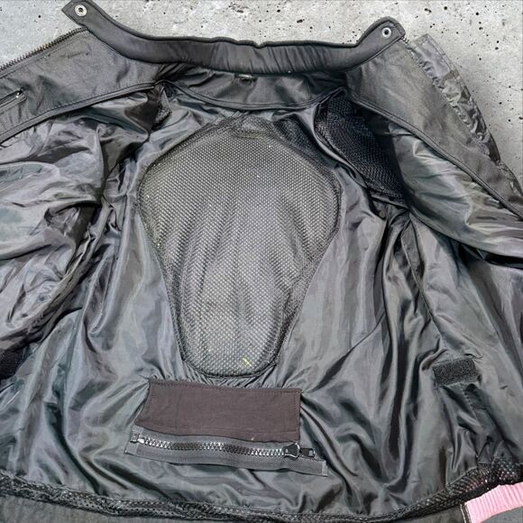 Xelement Women’s Armored Motorcycle Jacket 3XL – Black Pink Trim - Picture 10 of 13